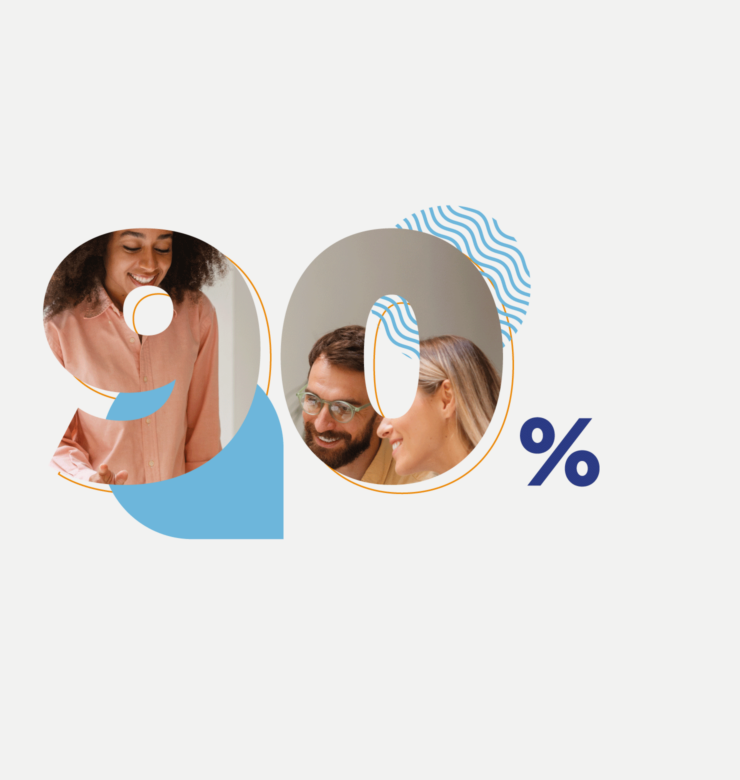 Chiffre qui représente 90% des équipes de Blue Soft se sentent à l'aise pour parler du handicap dans l'entreprise - RH Inclusive